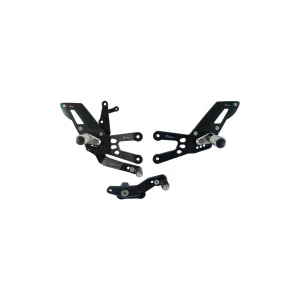 Lightech Adjustable Rear Sets With Fixed Foot Pegs – Honda CBR600RR 07-25