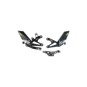 Lightech Adjustable Rear Sets With Fixed Foot Pegs – Triumph 675/765