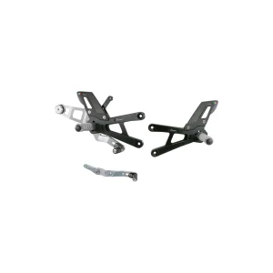 Lightech Adjustable Rear Sets With Fixed Foot Pegs – TRACK USE – Yamaha R1 15>
